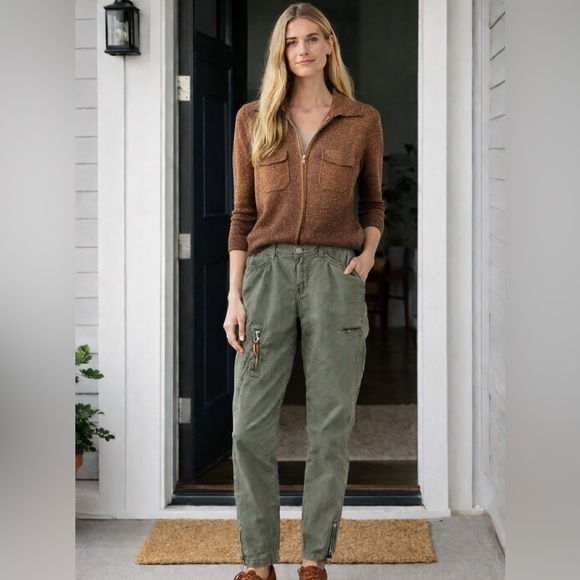 Lurex 3/4 Zip Ombré Top - Picture 9 of 9